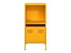 Aparador amarillo mostaza 35x39x73,5 cm acero laminado en frío