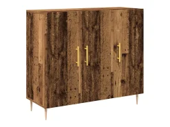 Aparador antiguo de madera, 90x34x80 cm, fabricado en madera de ingeniería