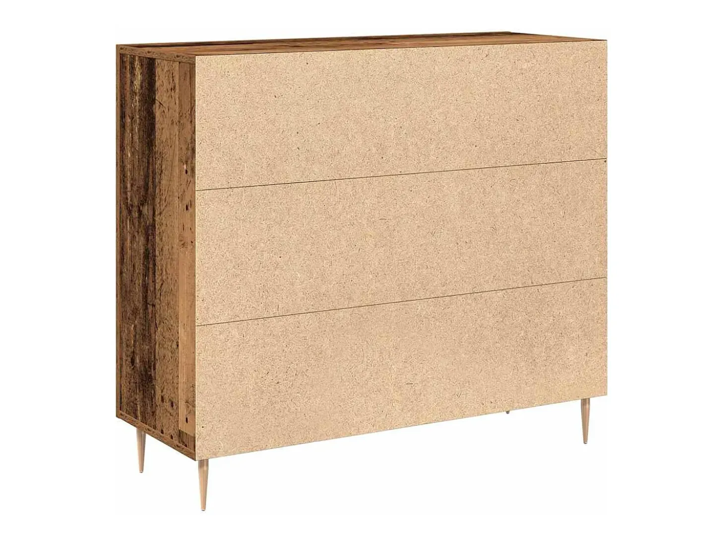 Aparador antiguo de madera, 90x34x80 cm, fabricado en madera de ingeniería