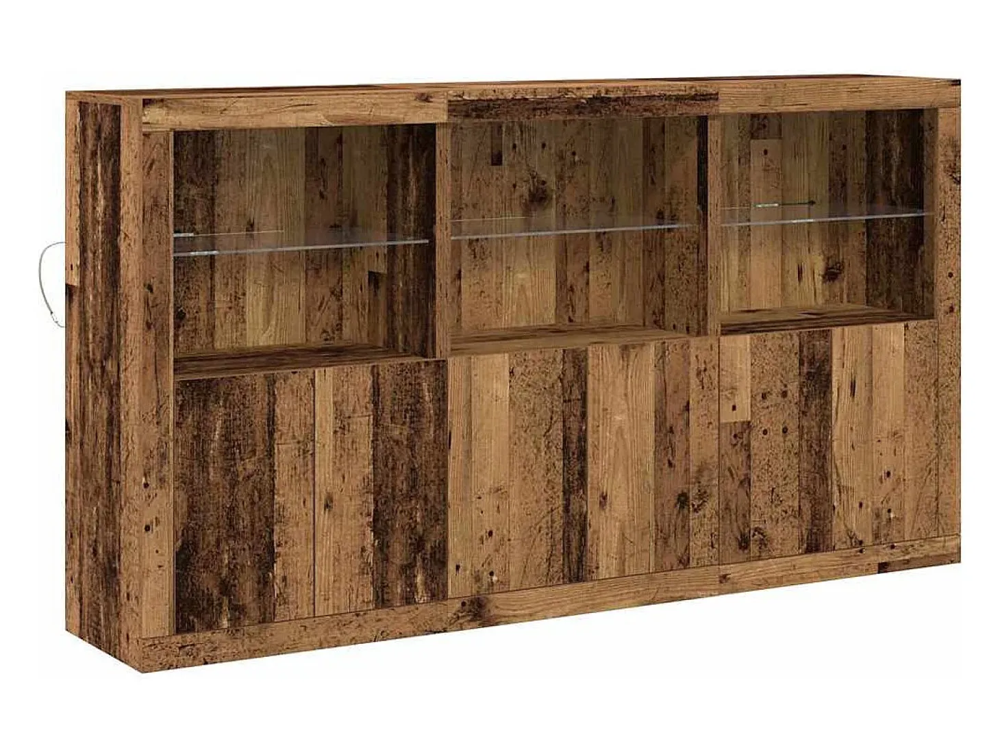 Aparador antiguo de madera 181,5 x 37 x 100 cm Madera de ingeniería