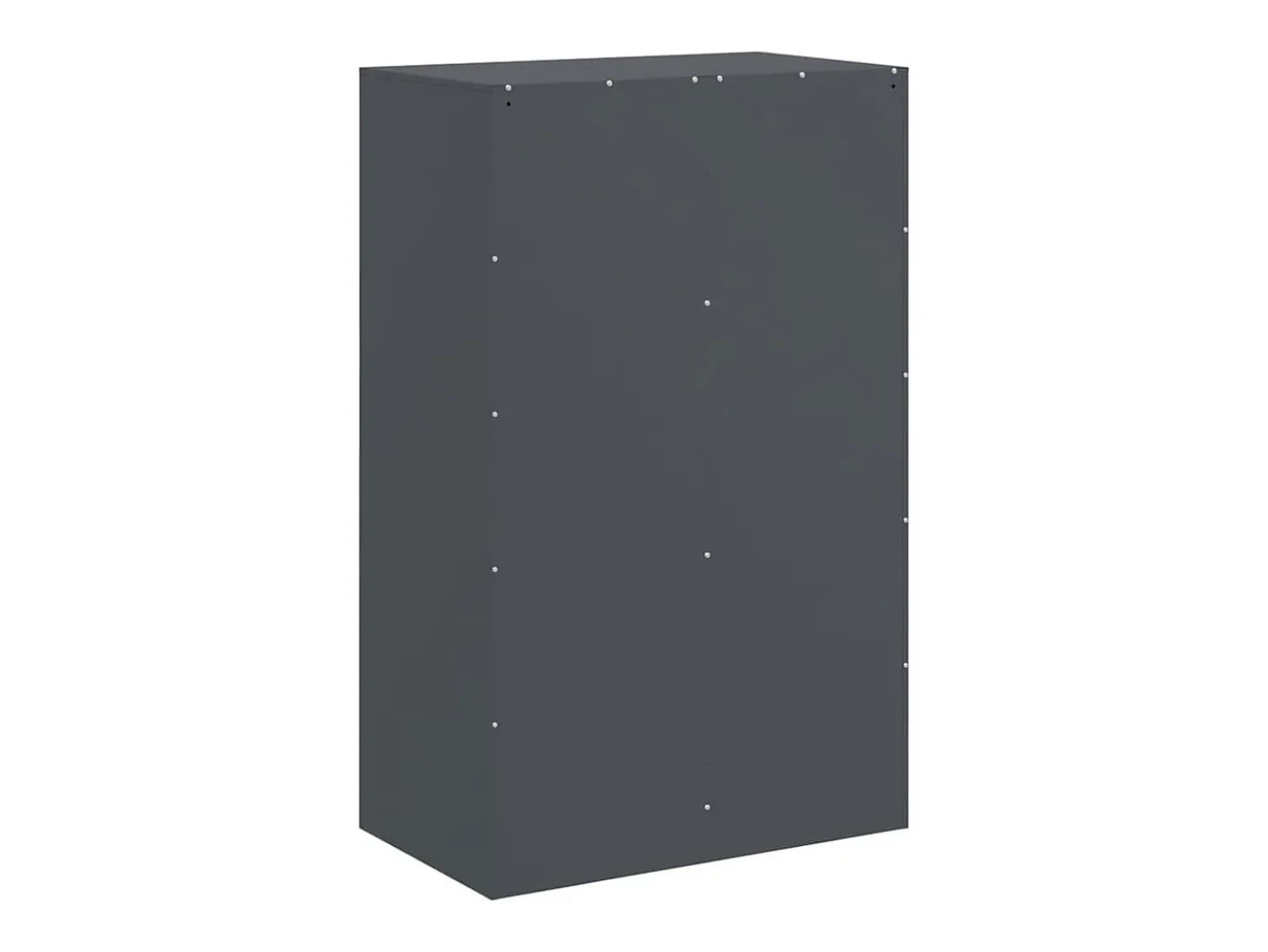 Aparador antracita 67x39x107 cm acero