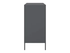 Aparador antracita 68x39x79 cm acero