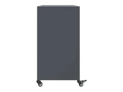 Aparador antracita 100,5x39x72 cm acero