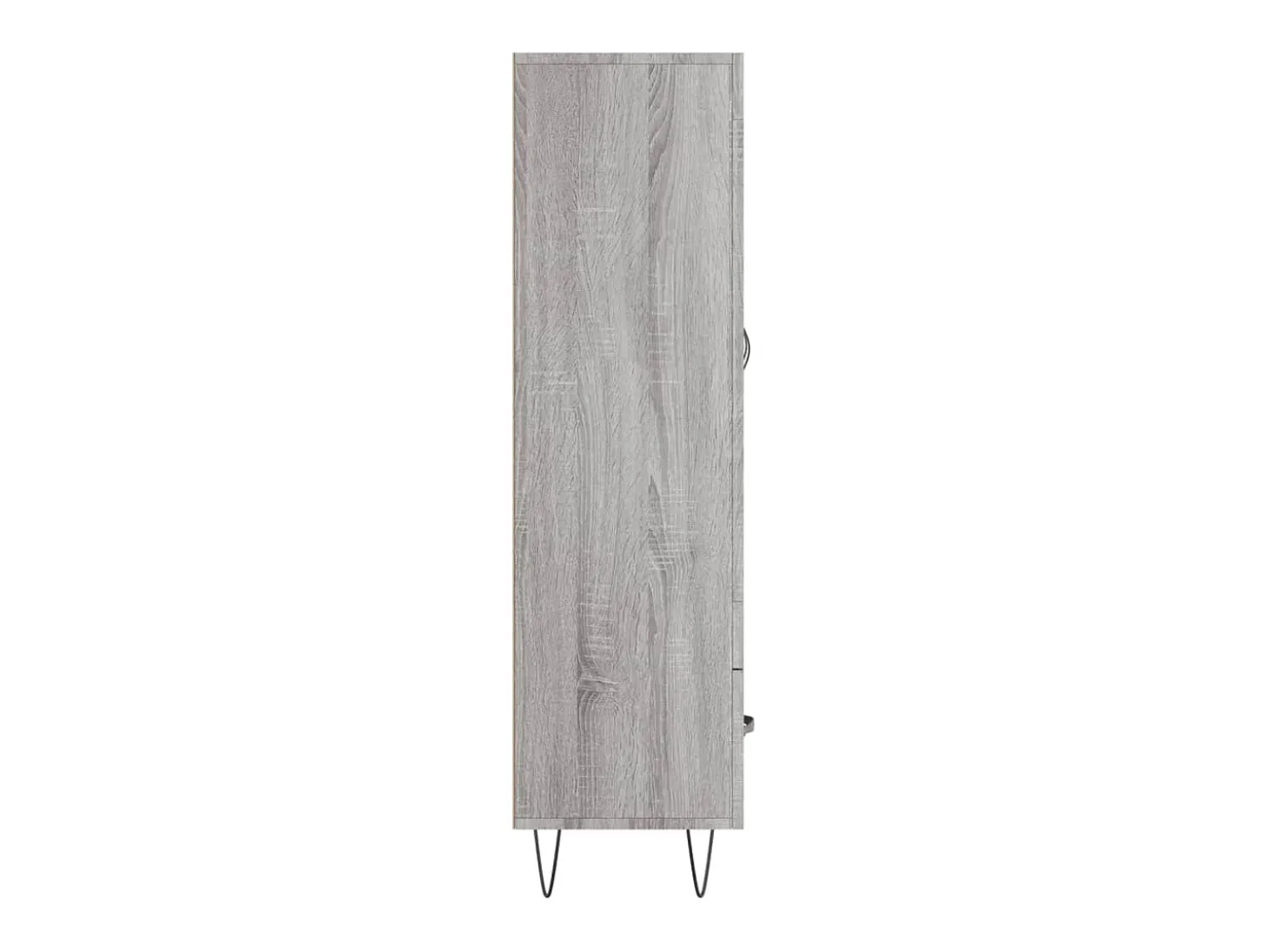 Aparador aparador cómoda armario mueble organizador cocina salón salón alto Sonoma 69,5 x 31 x 115 cm madera contrachapada gris 02_0035402