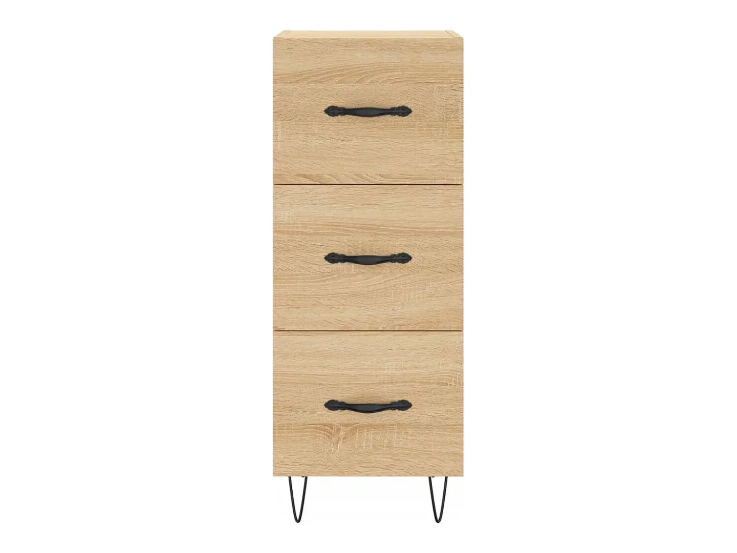 Aparador aparador cómoda armario mueble organizador cocina salón salón Sonoma 34,5 x 34 x 90 cm madera contrachapada marrón 02_0031549