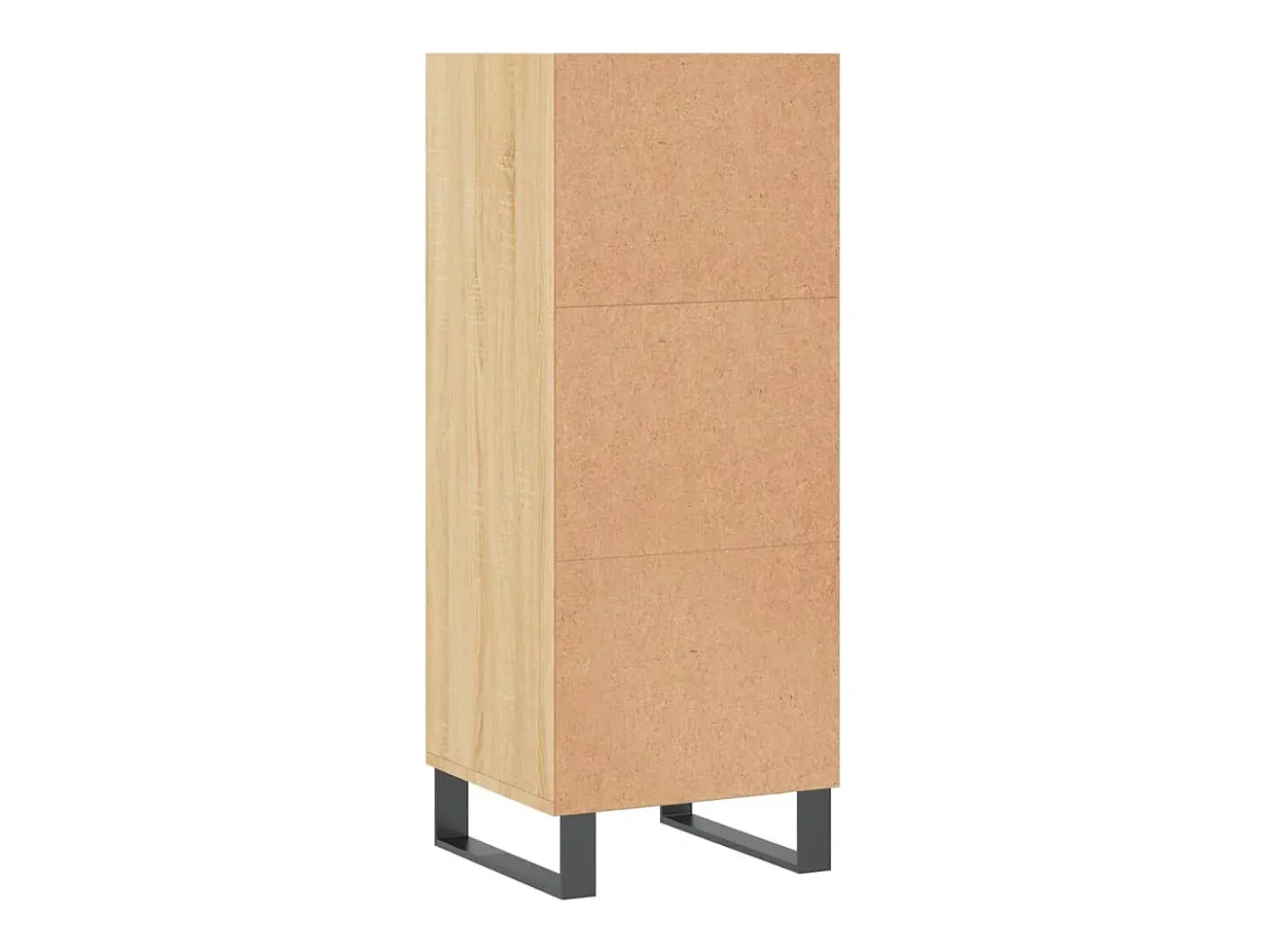 Aparador aparador cómoda armario mueble organizador cocina salón salón Sonoma 34,5 x 32,5 x 90 cm madera contrachapada marrón 02_0031509