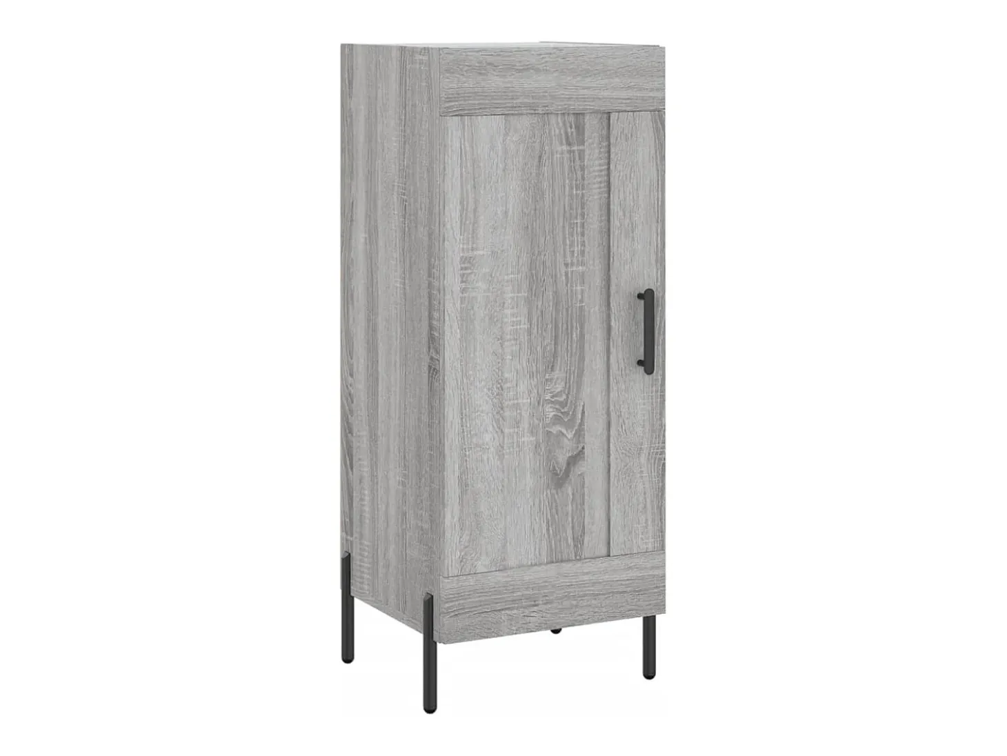 Aparador aparador cómoda armario mueble organizador cocina salón salón alto Sonoma 34,5 x 34 x 180 cm madera contrachapada gris 02_0035258