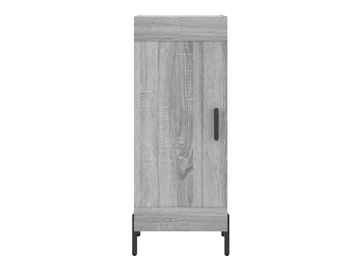 Aparador aparador cómoda armario mueble organizador cocina salón salón alto Sonoma 34,5 x 34 x 180 cm madera contrachapada gris 02_0035258