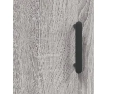 Aparador aparador cómoda armario mueble organizador cocina salón salón alto Sonoma 34,5 x 34 x 180 cm madera contrachapada gris 02_0035258