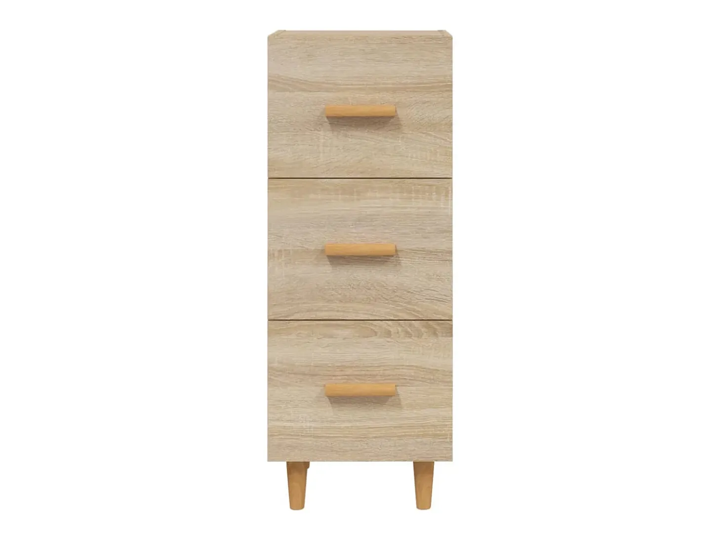 Aparador aparador cómoda armario mueble organizador cocina salón salón Sonoma 34,5 x 34 x 90 cm madera contrachapada marrón 02_0031518
