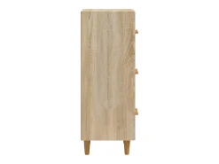 Aparador aparador cómoda armario mueble organizador cocina salón salón Sonoma 34,5 x 34 x 90 cm madera contrachapada marrón 02_0031518