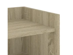 Aparador aparador cómoda armario unidad de almacenamiento organizador cocina salón salón Sonoma 73,5 x 35 x 75 cm madera contrachapada marrón 02_0031709