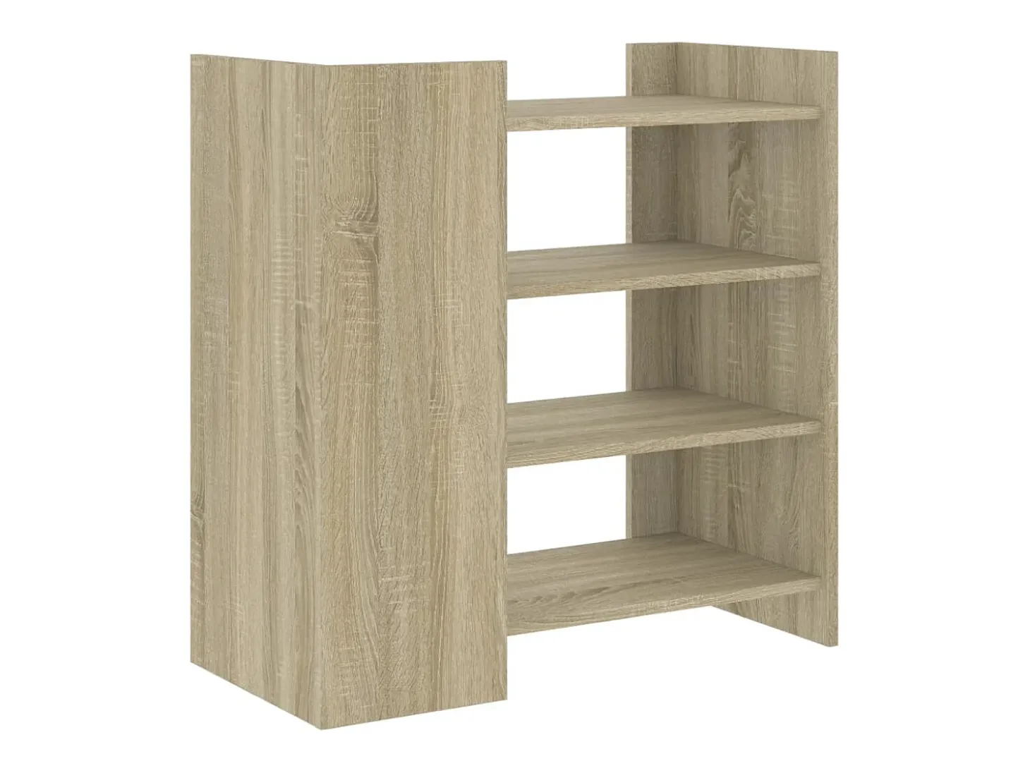 Aparador aparador cómoda armario unidad de almacenamiento organizador cocina salón salón Sonoma 73,5 x 35 x 75 cm madera contrachapada marrón 02_0031709
