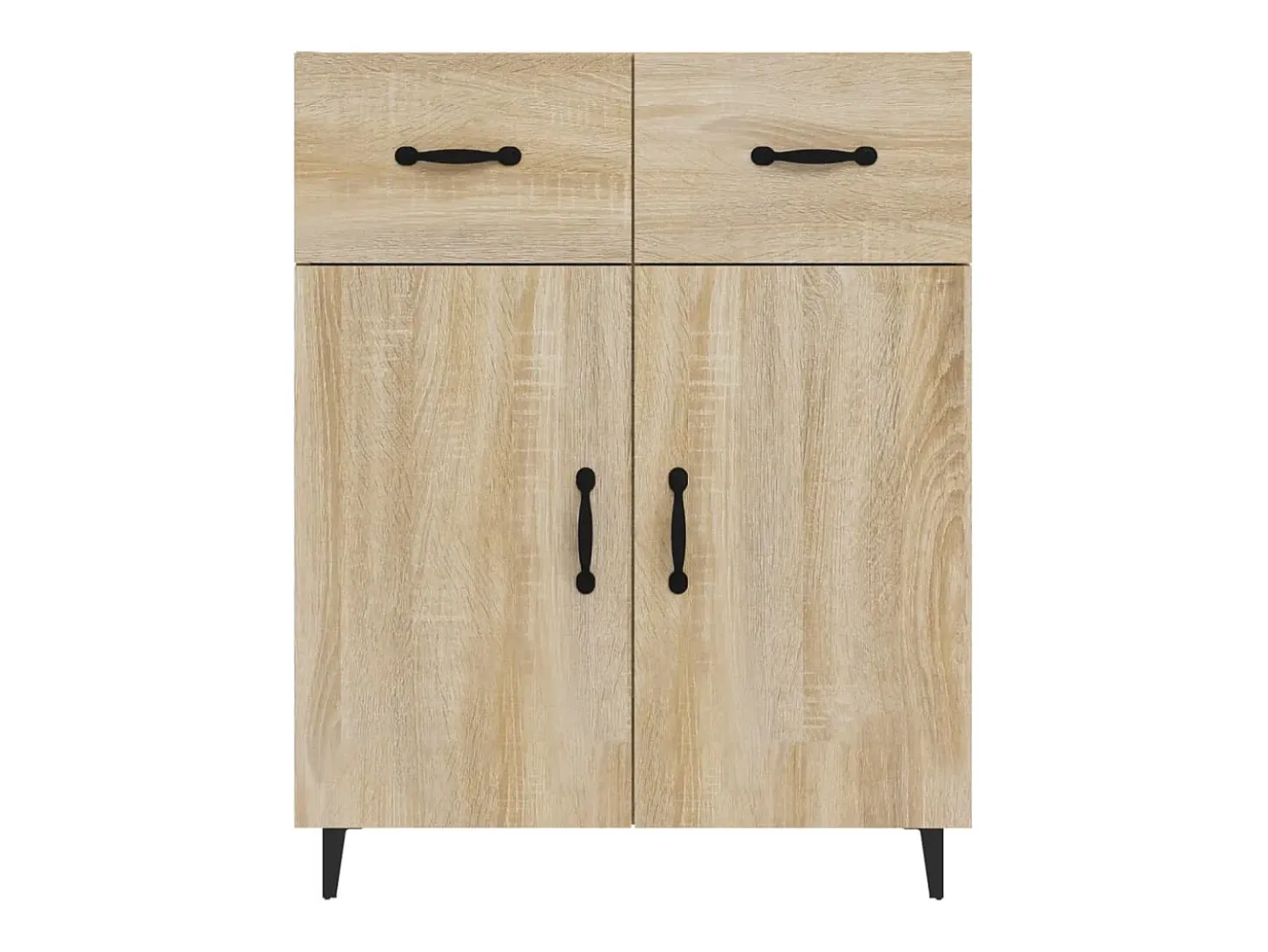 Aparador aparador cómoda armario mueble organizador cocina salón salón Sonoma 69,5 x 34 x 90 cm madera contrachapada marrón 02_0031657