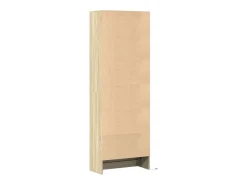 Aparador aparador cómoda armario mueble organizador cocina salón salón alto LED sonoma 69 x 32,5 x 200 cm madera contrachapada marrón 02_0034744