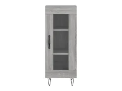 Aparador aparador cómoda armario mueble organizador cocina salón salón Sonoma 34,5 x 34 x 90 cm madera contrachapada gris 02_0036307