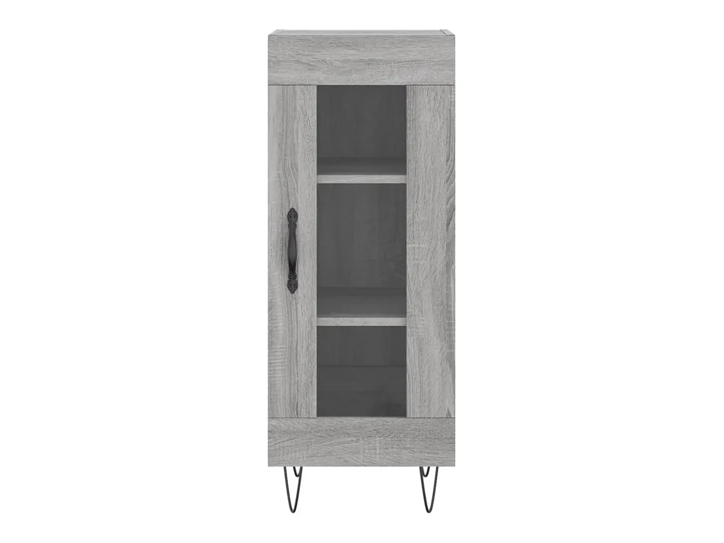 Aparador aparador cómoda armario mueble organizador cocina salón salón Sonoma 34,5 x 34 x 90 cm madera contrachapada gris 02_0036307