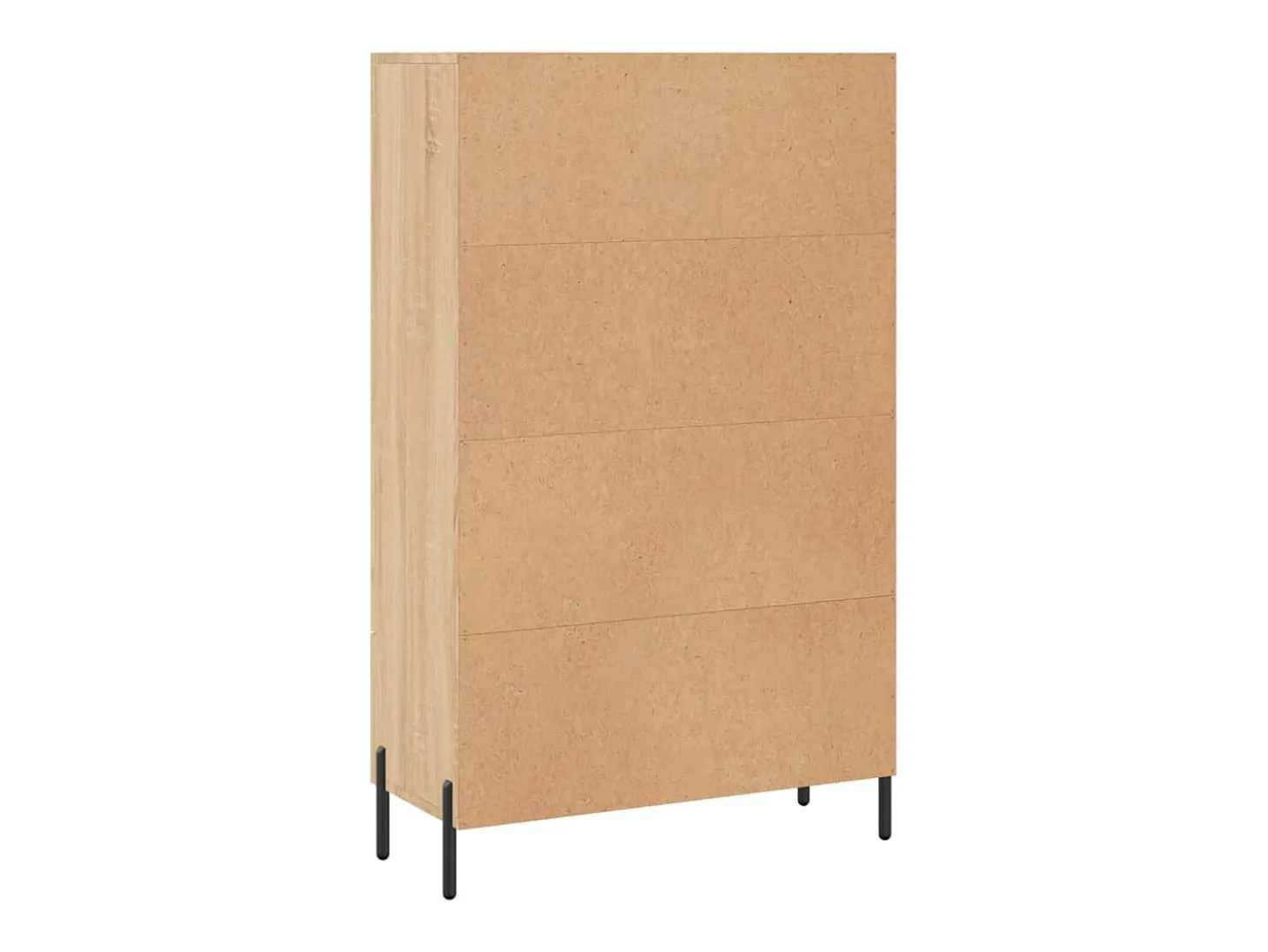 Aparador aparador cómoda armario mueble organizador cocina salón salón alto Sonoma 69,5 x 31 x 115 cm madera contrachapada marrón 02_0034097