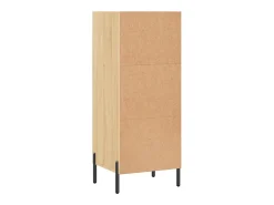 Aparador aparador cómoda armario mueble organizador cocina salón salón Sonoma 34,5 x 32,5 x 90 cm madera contrachapada marrón 02_0031507