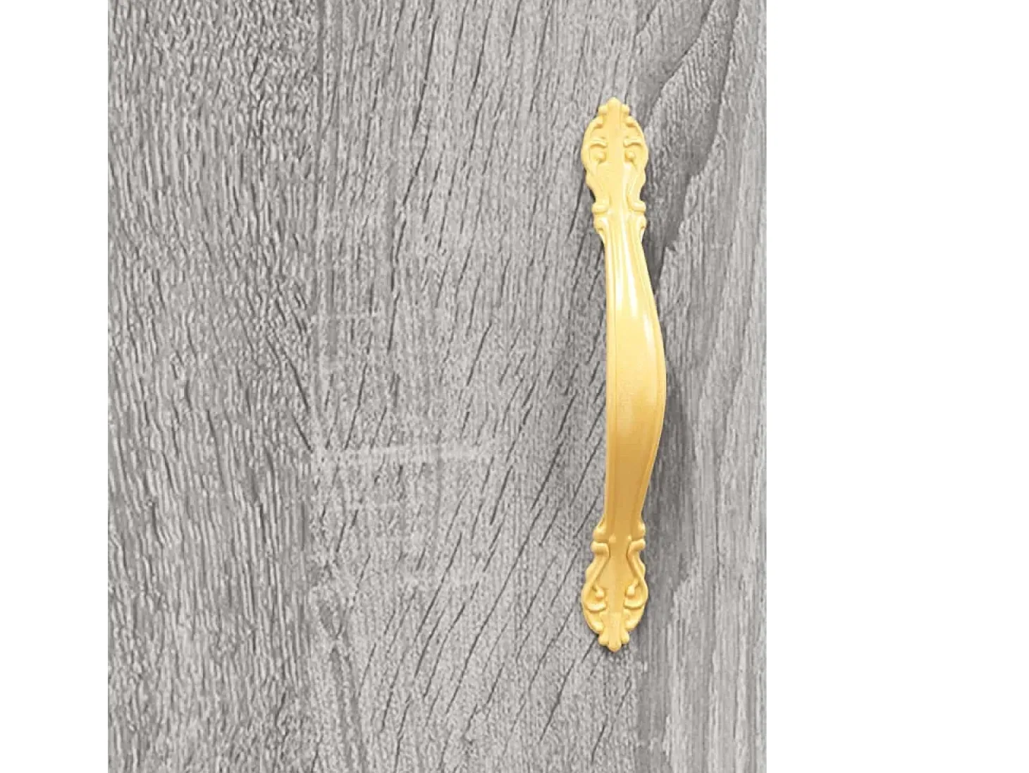 Aparador aparador cómoda armario mueble organizador cocina salón salón alto Sonoma 69,5 x 34 x 180 cm madera contrachapada gris 02_0035611