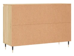 Aparador aparador cómoda armario mueble organizador cocina salón salón Sonoma 104 x 35 x 70 cm madera contrachapada marrón 02_0031486