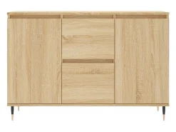 Aparador aparador cómoda armario mueble organizador cocina salón salón Sonoma 104 x 35 x 70 cm madera contrachapada marrón 02_0031486