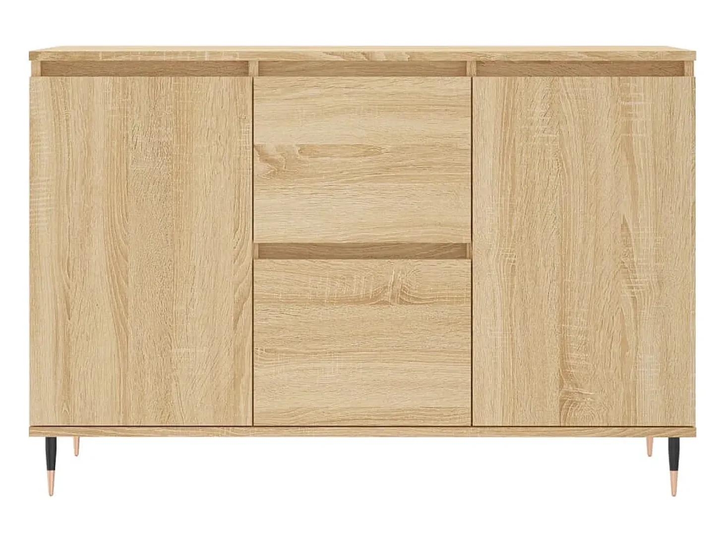 Aparador aparador cómoda armario mueble organizador cocina salón salón Sonoma 104 x 35 x 70 cm madera contrachapada marrón 02_0031486