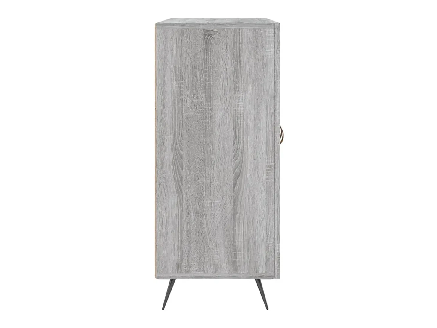 Aparador aparador cómoda armario unidad de almacenamiento organizador cocina salón salón Sonoma 90 x 34 x 80 cm madera contrachapada gris 02_0036552