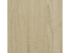 Aparador Aparador Cómoda Gabinete Organizador de Almacenamiento Cocina Sala de Estar con Tapa de Vidrio Madera de ingeniería Sonoma Marrón 02_0029766