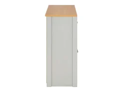 Aparador aparador consola gris unidad de almacenamiento 112 cm 4402264