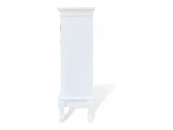 Aparador aparador consola mueble mueble de almacenamiento con 5 cajones y 2 estantes blanco 4402197