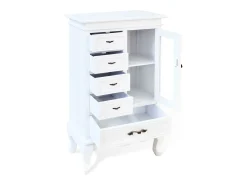Aparador aparador consola mueble mueble de almacenamiento con 5 cajones y 2 estantes blanco 4402197