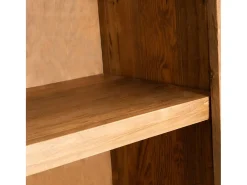 Aparador aparador mueble consola mueble de almacenamiento lateral de baño pino macizo reciclado 70 cm marrón 4402225