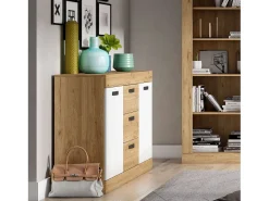 Aparador Argos Blanco Naturale 2 Puertas 3 Cajones 140x91x40cm