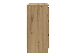 Aparador Artisan Roble 80x35x76 cm Madera de ingeniería