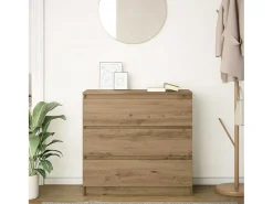 Aparador Artisan Roble 80x35x76 cm Madera de ingeniería
