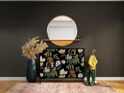 Aparador bajo 2 puertas 4 cajones mdf estampado