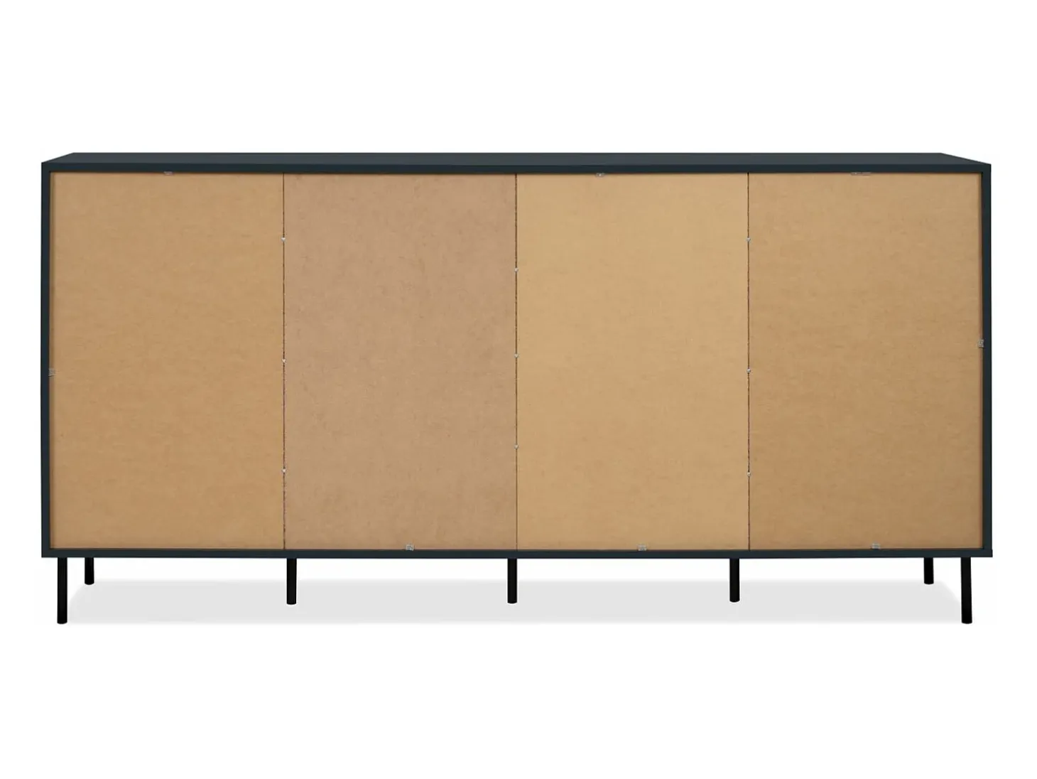 Aparador Bajo Caracas 4 Puertas 180X90X40 Azul Marino