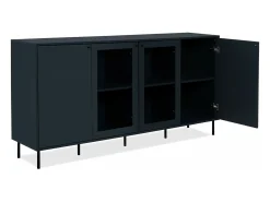 Aparador Bajo Caracas 4 Puertas 180X90X40 Azul Marino