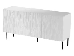 Aparador bajo de diseño blanco mate 152 cm Mokt