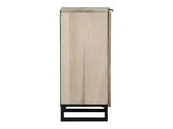 Aparador Blanco 40 x 33 x 75 cm madera maciza de mango