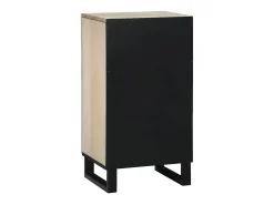Aparador Blanco 40 x 33 x 75 cm madera maciza de mango