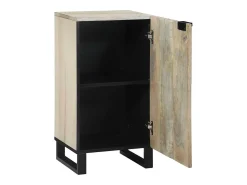 Aparador Blanco 40 x 33 x 75 cm madera maciza de mango
