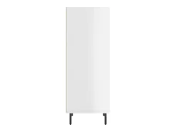 Aparador blanco alto brillo 34,5x32,5x90 cm madera de ingeniería