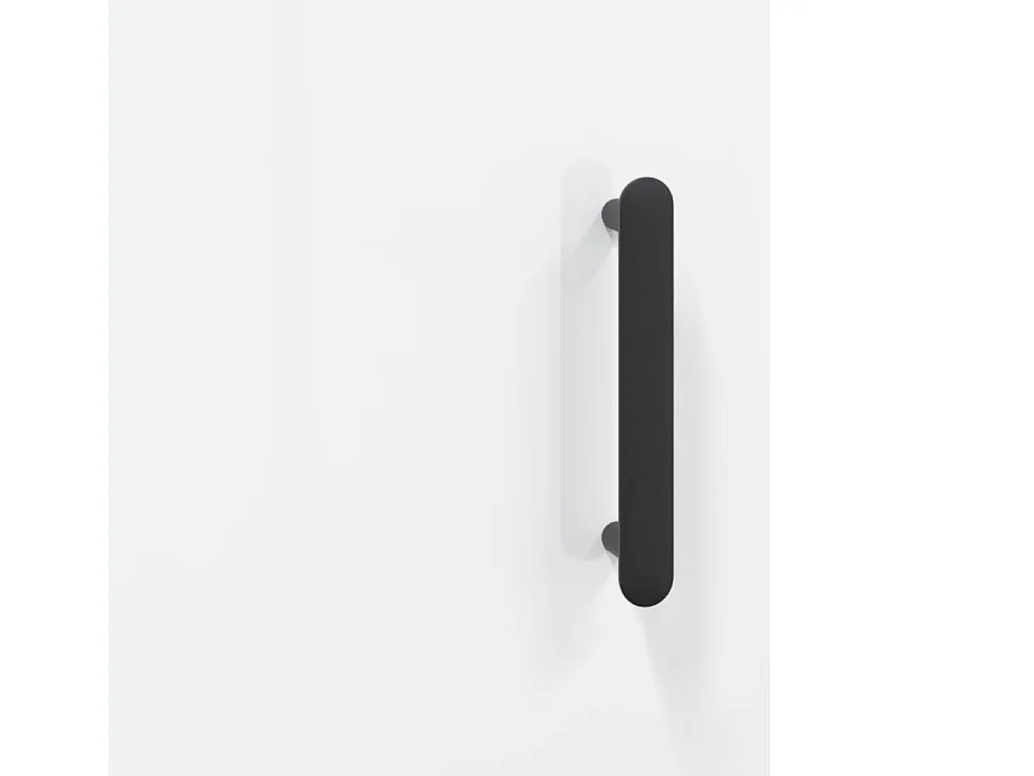 Aparador blanco alto brillo 69,5x31x115 cm madera de ingeniería