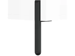 Aparador blanco alto brillo 34,5x32,5x90 cm madera de ingeniería