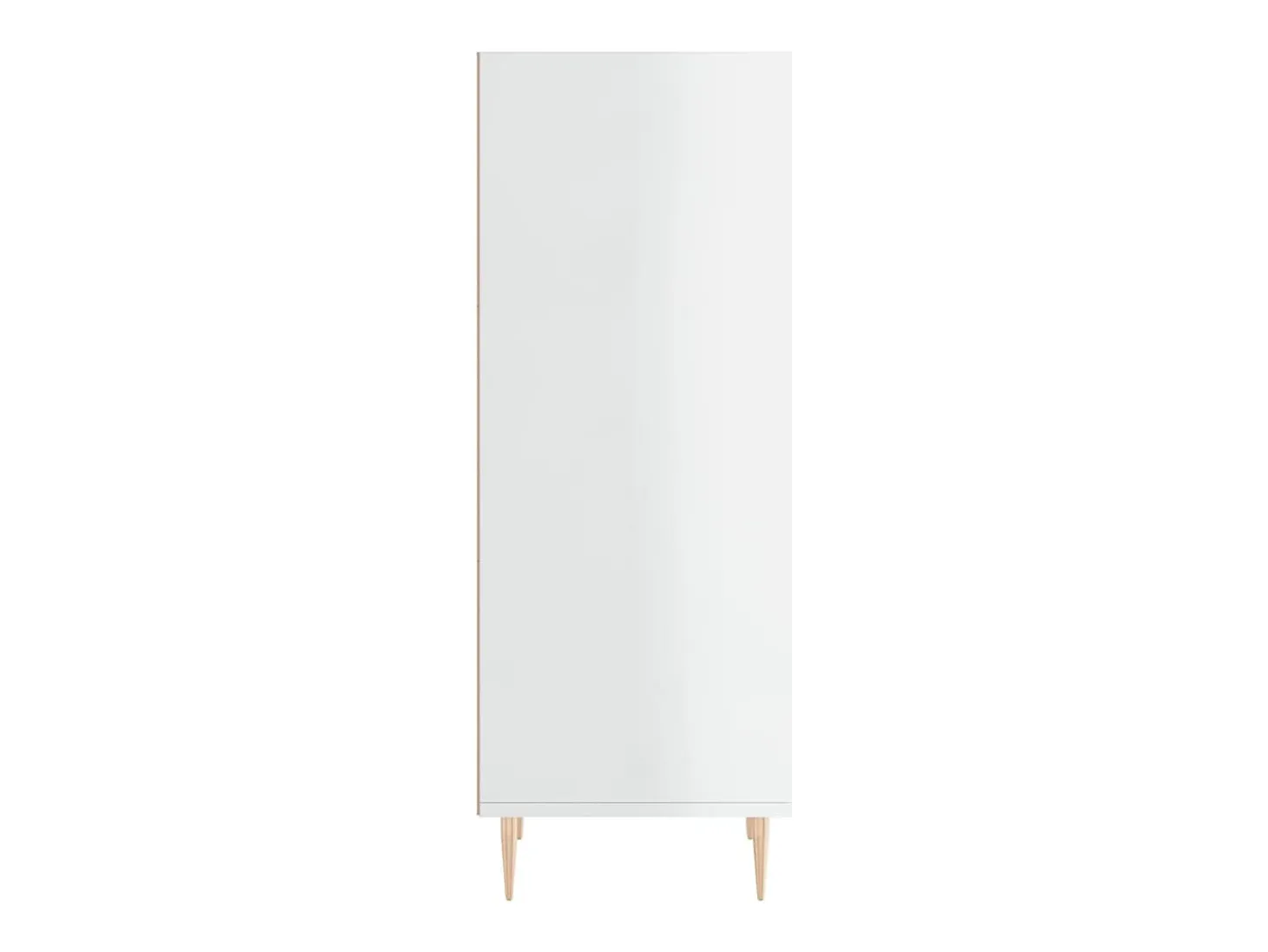 Aparador blanco alto brillo 34,5x32,5x90 cm madera de ingeniería