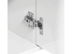 Aparador Blanco brillo 88x30x70 cm Madera de ingeniería