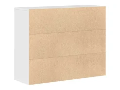 Aparador Blanco brillo 88x30x70 cm Madera de ingeniería