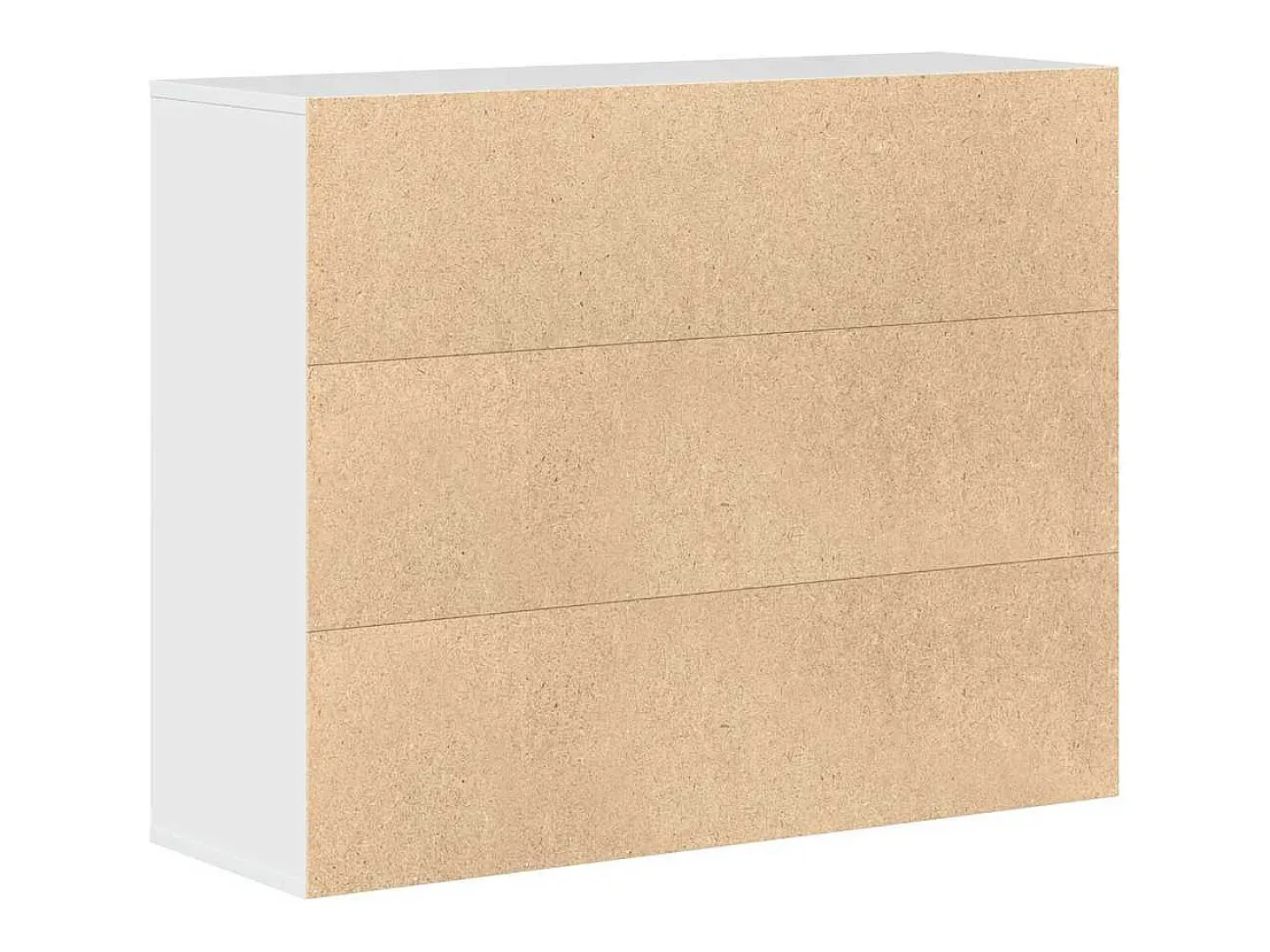 Aparador Blanco brillo 88x30x70 cm Madera de ingeniería